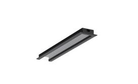 LED juostos profilis Standart BEGTIN12 Įleidžiamas F2005221, juoda sp.