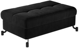 Pufas Lorelle Mat Velvet 99, juoda sp., 70 cm x 100 cm x 45 cm