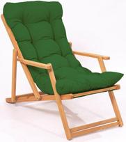 Lauko kėdė Kalune Design MY008 644MYD1142, žalia sp., 48 cm x 66 cm x 110 cm