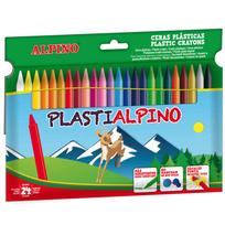 Kreidelės, vaškinės Alpino 1APA000024, 24 vnt.