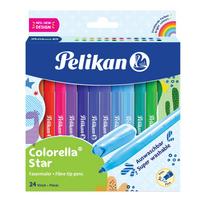 Flomasteriai Pelikan Colorella Star, vienpusiai, 24 vnt.