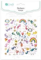 Lipdukas DallPrint Unicorn, vaikiški, 17 cm, 15 cm įvairių spalvų