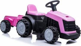 Vaikiškas elektrinis traktorius Lean Toys TR1908T, rožinė sp.