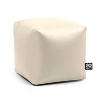 Sėdmaišis So Soft Cube M, kreminė sp., 150 l