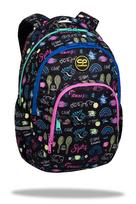 Mokyklinė kuprinė CoolPack Coolpack_5 Tennis, juoda sp./įvairių spalvų, 31 cm x 20 cm x 46 cm