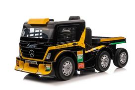 Vaikiškas elektrinis sunkvežimis Lean Toys Mercedes XMX622B, geltona sp.