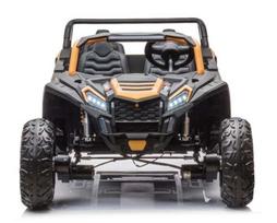 Vaikiškas elektromobilis Lean Toys Buggy A033, juoda sp./geltona sp.