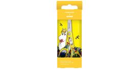 Žirklės Fiskars Moomin, paprastosios, geltona sp.