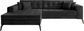 Kampinė sofa Solange Monolith 97, tamsiai pilka sp., kairinė, 292 x 196 cm x 80 cm