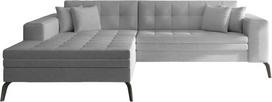 Kampinė sofa Solange Sawana 21, šviesiai pilka sp., kairinė, 196 x 292 cm x 80 cm