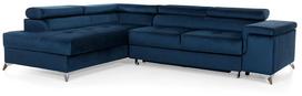 Kampinė sofa Eridano Monolith 77, tamsiai mėlyna sp., kairinė, 202 x 275 cm x 90 cm
