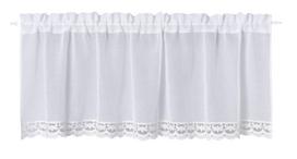 Dieninė užuolaida Domoletti ZOLA, balta sp., 150 cm x 45 cm