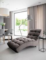 Šezlongas Loren Riviera 97, pilka sp./tamsiai pilka sp., 170 cm x 85 cm x 85 cm