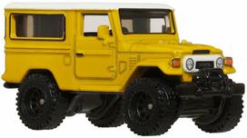 Žaislinis visureigis Mattel Hot Wheels Boulevard Toyota Land Cruiser JBL25, 1:64, geltona sp.