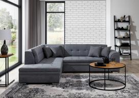 Kampinė sofa Pieretta Soro 93, pilka sp., kairinė, 205 x 260 cm x 80 cm