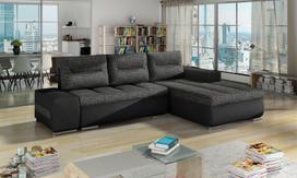 Kampinė sofa Ottavio Berlin 02, Soft 11, tamsiai pilka sp., dešininė, 180 x 275 cm x 85 cm
