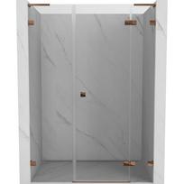 Dušo durys Mexen Lunar L Right, 155 cm x 200 cm, rausvojo aukso sp./grūdintas