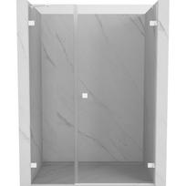 Dušo durys Mexen Lunar-B Right, 120 cm x 200 cm, balta sp./skaidrus