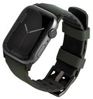 Dirželis Uniq, Linus Apple Watch Series 4/5/6/7/8/SE/SE2/Ultra 42/44/45mm, žalia sp.