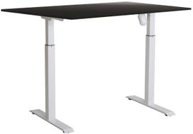 Kompiuterio stalas Sun-Flex EasyDesk Adapt I, 120 cm x 80 cm, 70 - 118 cm, balta sp./juoda sp.