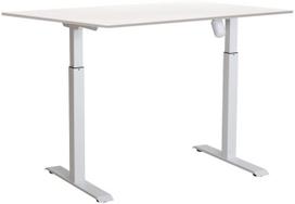 Kompiuterio stalas reguliuojamo aukščio Sun-Flex EasyDesk Adapt I, 160 cm x 80 cm, 70 - 118 cm, balta sp.