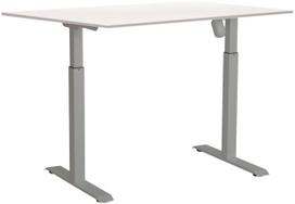 Kompiuterio stalas reguliuojamo aukščio Sun-Flex EasyDesk Adapt I, 140 cm x 80 cm, 70 - 118 cm, balta sp./šviesiai pilka sp.