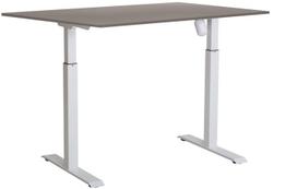 Kompiuterio stalas reguliuojamo aukščio Sun-Flex EasyDesk Adapt I, 160 cm x 80 cm, 70 - 118 cm, balta sp./pilka sp./smėlio sp.