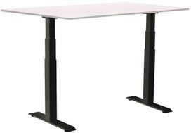 Kompiuterio stalas reguliuojamo aukščio Sun-Flex EasyDesk Adapt VI, 140 cm x 80 cm, 62 - 127 cm, balta sp./juoda sp./pilka sp.