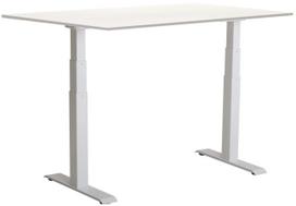 Kompiuterio stalas reguliuojamo aukščio Sun-Flex EasyDesk Adapt VI, 140 cm x 80 cm, 62 - 127 cm, balta sp.