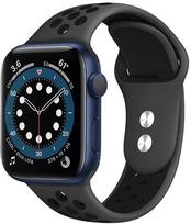 Dirželis Crong, Duo Sport Band Apple Watch 38/40 mm, juoda sp.