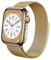 Dirželis Crong, Milano Steel Apple Watch 38/40 mm, aukso sp.