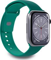 Dirželis Puro, ICON Apple Watch 4/5/6/7/SE/8/Ultra 44/45/49mm (S/M & M/L), žalia sp.