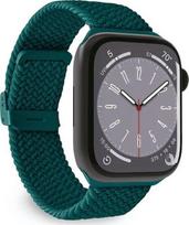 Dirželis Puro, Loop Band Apple Watch 4/5/6/7/SE/8/Ultra 44/45/49mm, žalia sp.