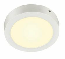 Šviestuvas lubų ir sienų SLV Senser 1003015, LED, 3000 °K, 1 x 13 W, balta sp., 16,5 x 16,5 x 3,5 cm