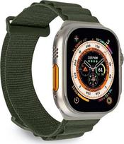 Dirželis Puro, Extreme Band for Apple Watch 4/5/6/7/SE/8/Ultra 44/45/49mm, tamsiai žalia sp.