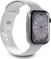 Dirželis Puro, ICON Apple Watch 4/5/6/7/SE/8 40/41mm (S/M & M/L), balta sp.