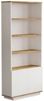 Pastatoma lentyna Kalune Design FR16-AW, ruda sp./balta sp., 168.3 cm x 77.5 cm x 26.8 cm