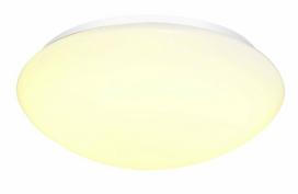 Šviestuvas lubų ir sienų SLV Lipsy Dome 1002021, LED, 3000 - 4000 °K, 1 x 17.5 W, balta sp., 35 x 35 cm