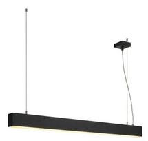 Šviestuvas lubų SLV Glenos 1001400, LED, 3000 °K, 1 x 43 W, juoda sp.
