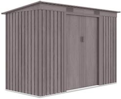 Sodo sandėliukas Oregon, 121 cm x 261 cm x 176 cm, pilka sp.