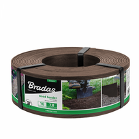 Vejos bortas Bradas Wood Border OBWBR1008, 1000 cm x 7.8 cm, ruda sp.