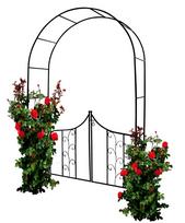 Augalo atrama PERG-N6092, 138 cm x 40 cm, 240 cm, plienas/metalas, juoda sp.