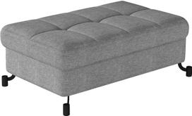 Pufas Lorelle Sawana 21, pilka sp., 70 cm x 100 cm x 45 cm