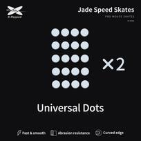 Kompiuterio pelės kojelės X-raypad Jade Skates Universal Dots, 40 vnt.