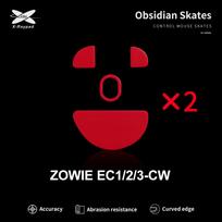Kompiuterio pelės kojelės X-raypad Obsidian Skates BenQ Zowie EC & EC-CW, 2 vnt.