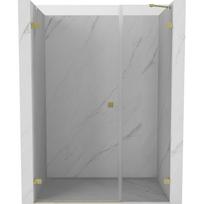 Dušo durys Mexen Lunar-B Left, 110 cm x 200 cm, aukso sp./grūdintas