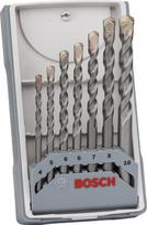 Betono grąžtas, rinkinys Bosch X-Pro Line, betonui, sraigtinis, tiesus, 4 mm x 12 cm