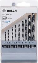 Metalo grąžtų rinkinys Bosch PointTeQ, metalas, sraigtinis, hex, 2 mm x 11.7 cm