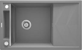 Virtuvinė plautuvė Deante Magnetic ZRM S113, granitas, 82 cm x 50 cm x 20.5 cm, pilka sp.