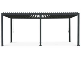 Pavėsinė Pergola Premium, 600 x 250 cm, juoda sp.